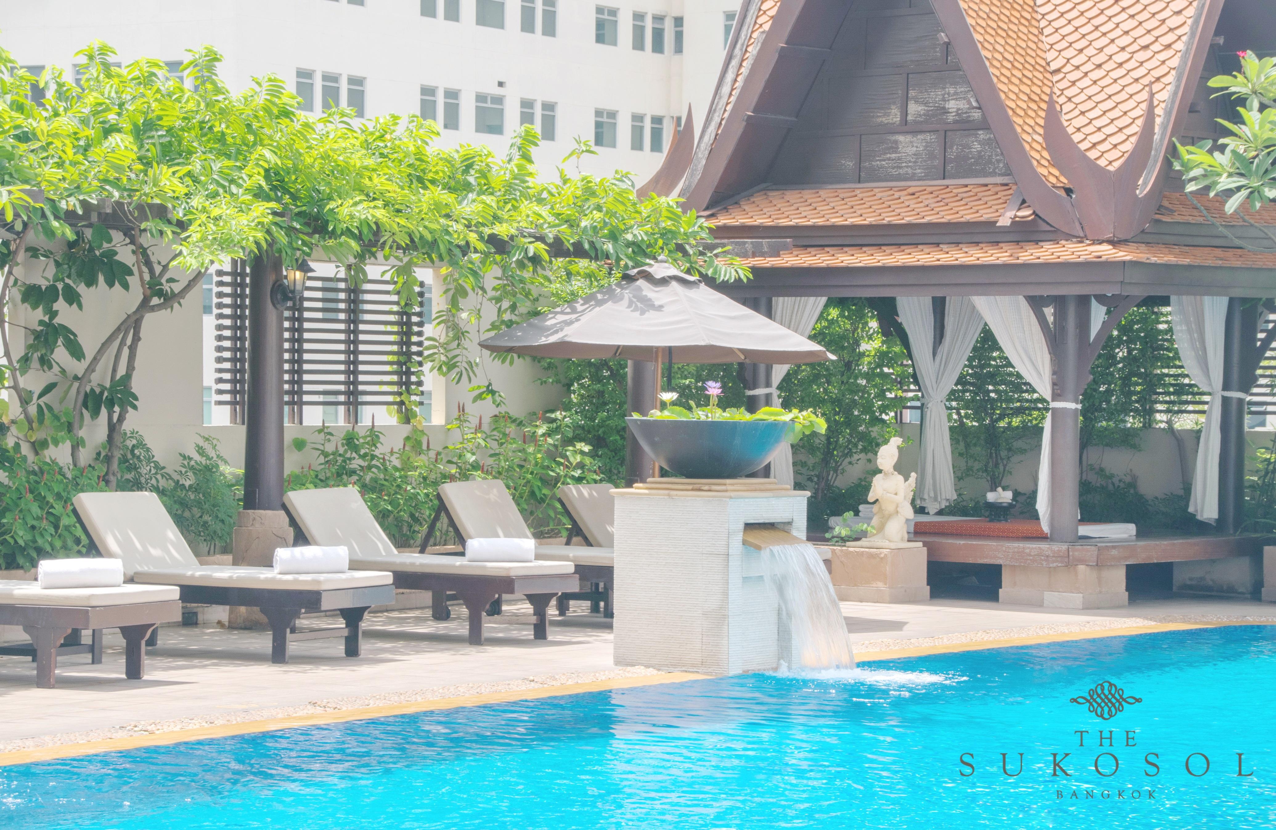 The Sukosol Hotel Bangkok Exteriér fotografie The Sukosol Pool