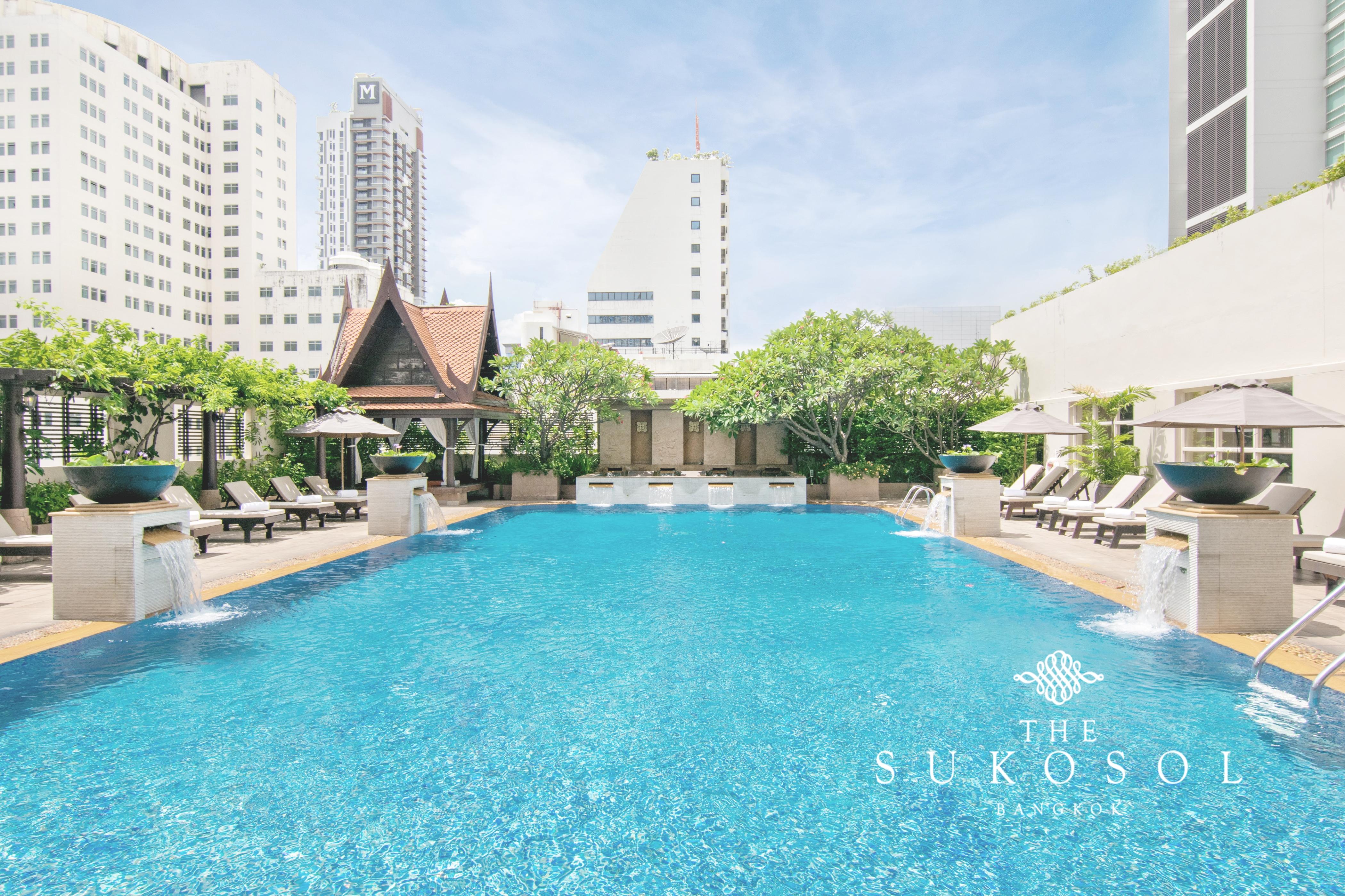 The Sukosol Hotel Bangkok Exteriér fotografie The Sukosol Pool